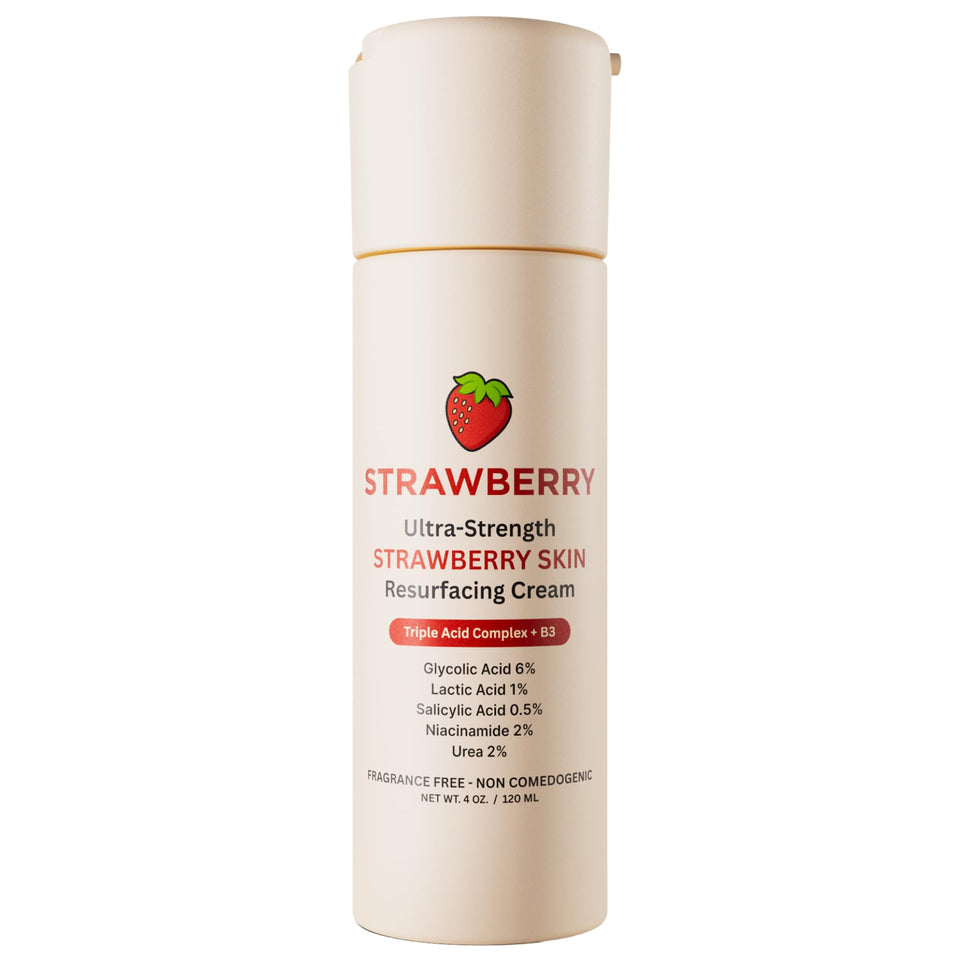 STRAWBERRY front packaging showing KP Bump Eraser benefits