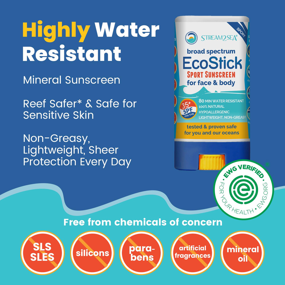 STREAM 2 SEA EcoStick creamy texture close-up for non-greasy coverage