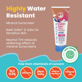 STREAM 2 SEA applying warmed sunscreen between palms for even blend and coverage