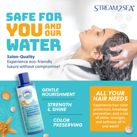 STREAM 2 SEA foamy lather texture demonstrating gentle cleansing