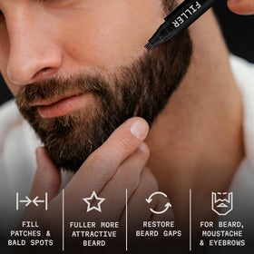 Striking Viking four-pronged tip close-up creating hair-like strokes precisely