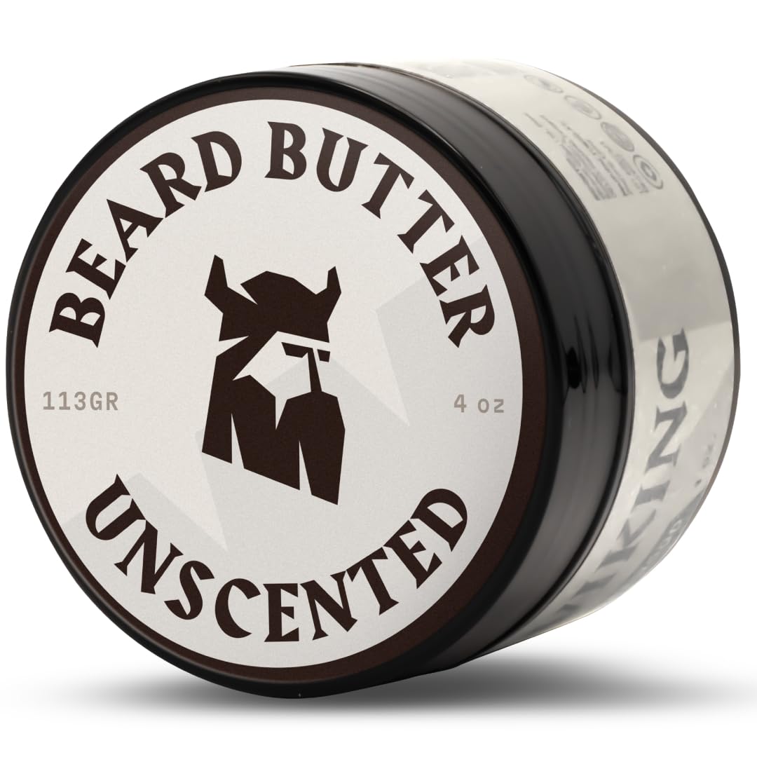 Striking Viking front packaging showing 4 oz jar and clean design benefiting easy storage