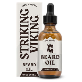 Striking Viking front packaging showing 2 fl oz bottle and label, clear benefit visible