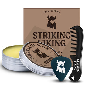 Striking Viking on bathroom counter showing everyday grooming routine