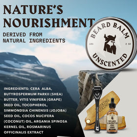 Striking Viking jojoba and argan oils close-up for nourishing benefits