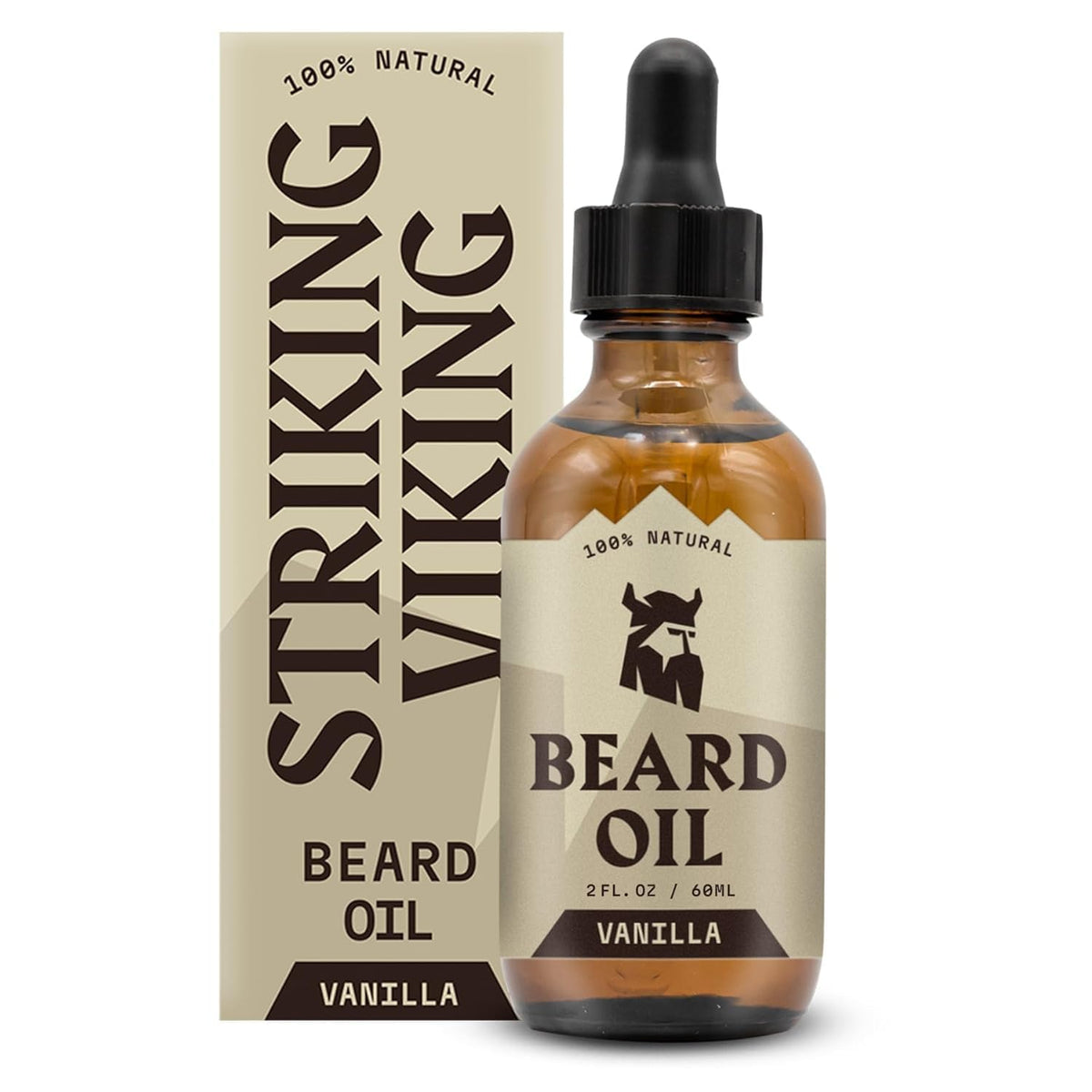 Striking Viking bottle front packaging showing product and brand benefit