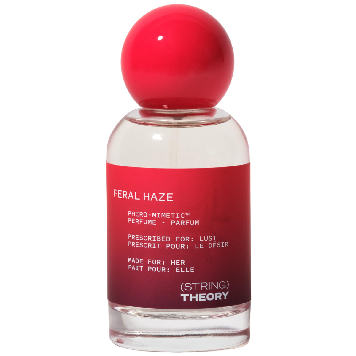 STRING THEORY front bottle shot showing dark rum vanilla gourmand perfume