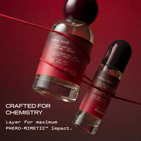 STRING THEORY bottle in evening setting evoking warm, sociable mood and confidence