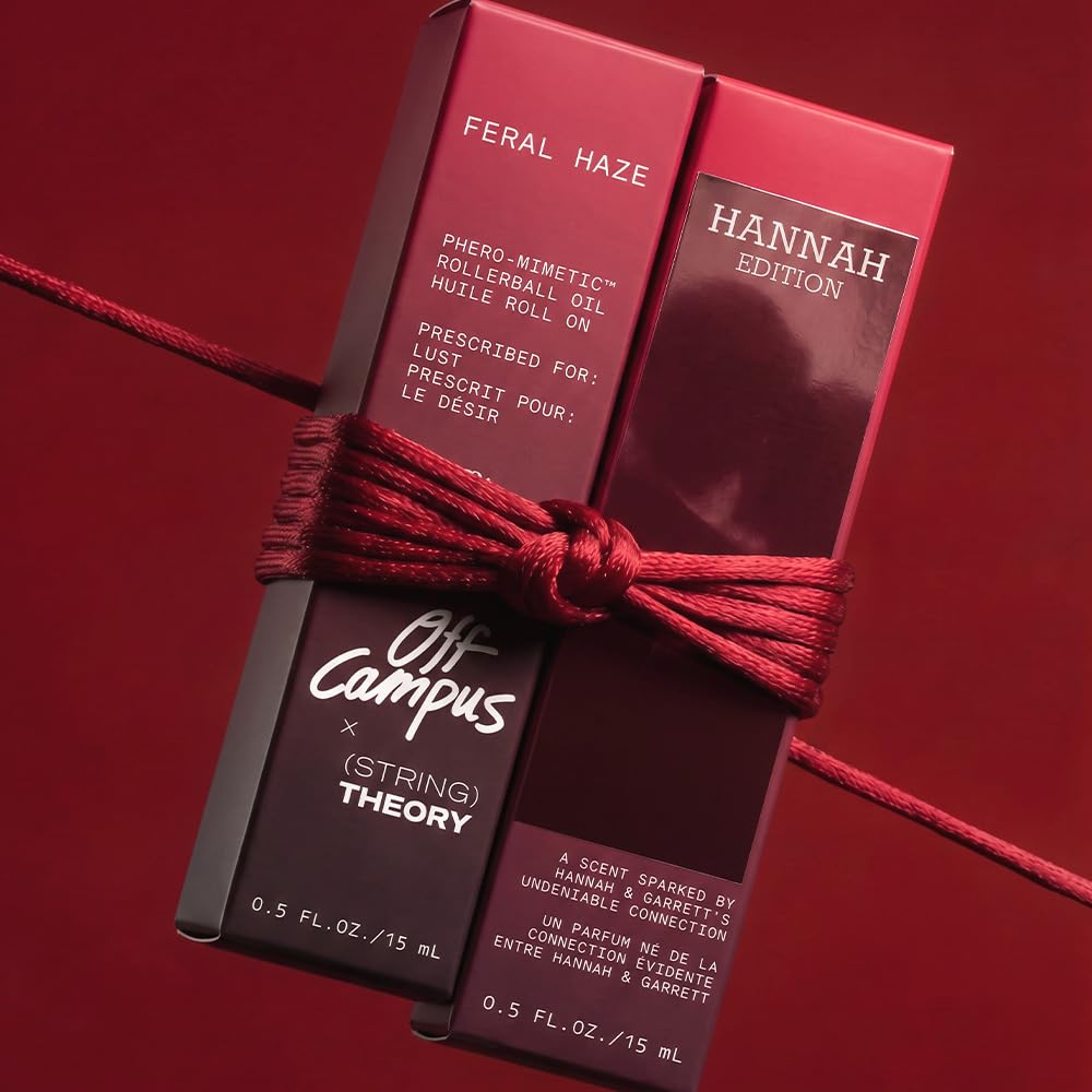 STRING THEORY Hannah paired with eau de parfum to show layering for stronger scent