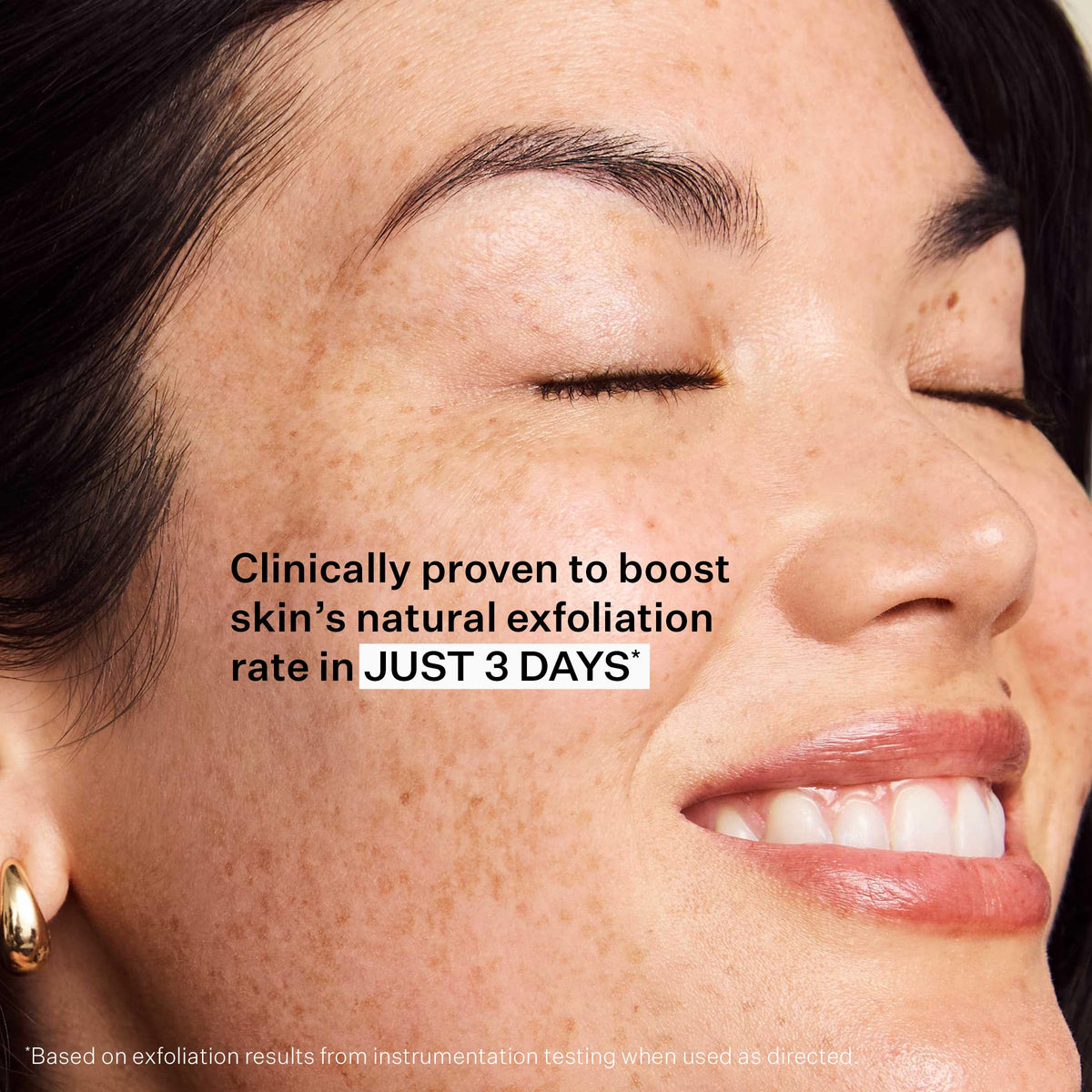 StriVectin label listing active acids and clarifying ingredients
