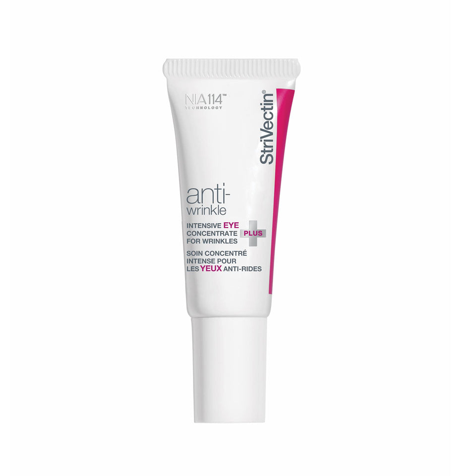 StriVectin front tube showing product packaging and quick wrinkle-targeting benefit