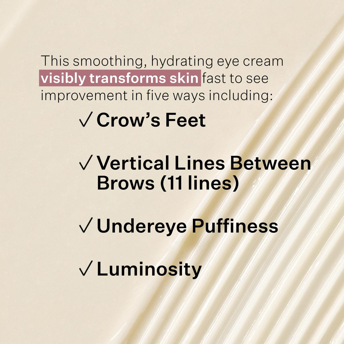 StriVectin ingredient label close-up highlighting NIA-114 and extracts