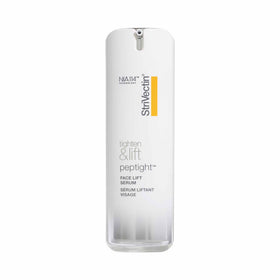 StriVectin front bottle showing Peptight serum and visible lifting benefits