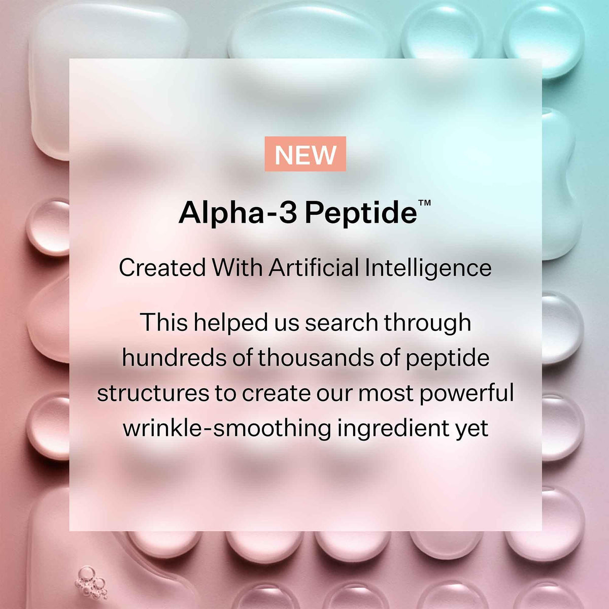 StriVectin display of peptide ingredients emphasizing collagen support