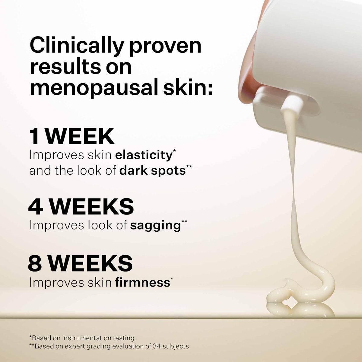 StriVectin label close detail highlighting peptides and brightening ingredients