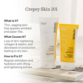 StriVectin close-up texture displaying creamy lightweight formula benefit