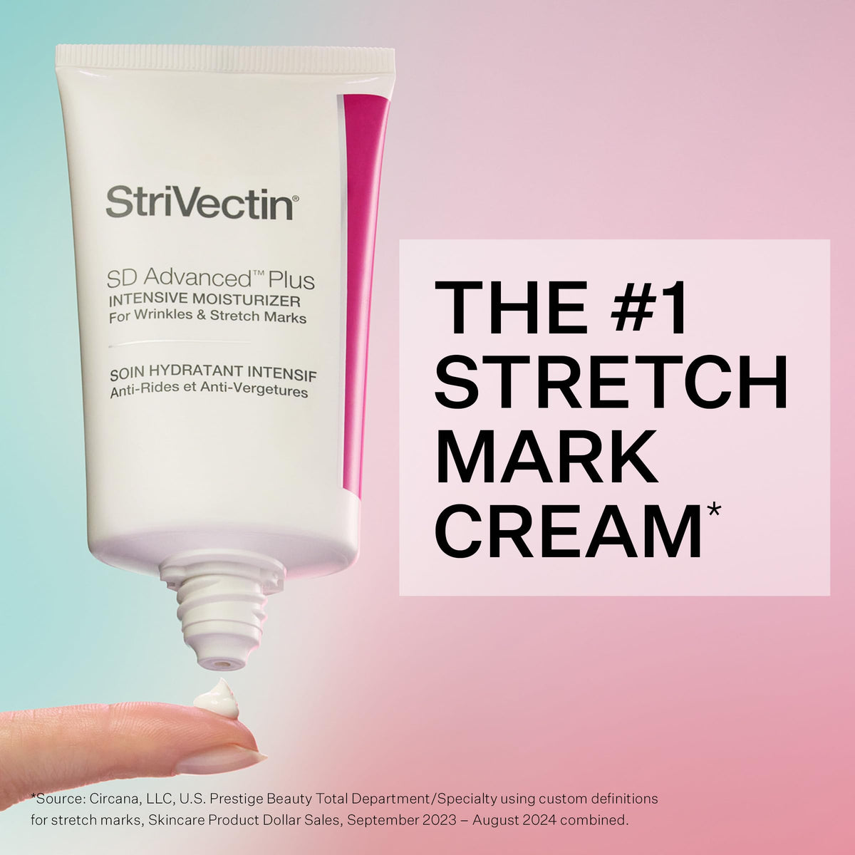 StriVectin cream texture close-up highlighting rich hydration