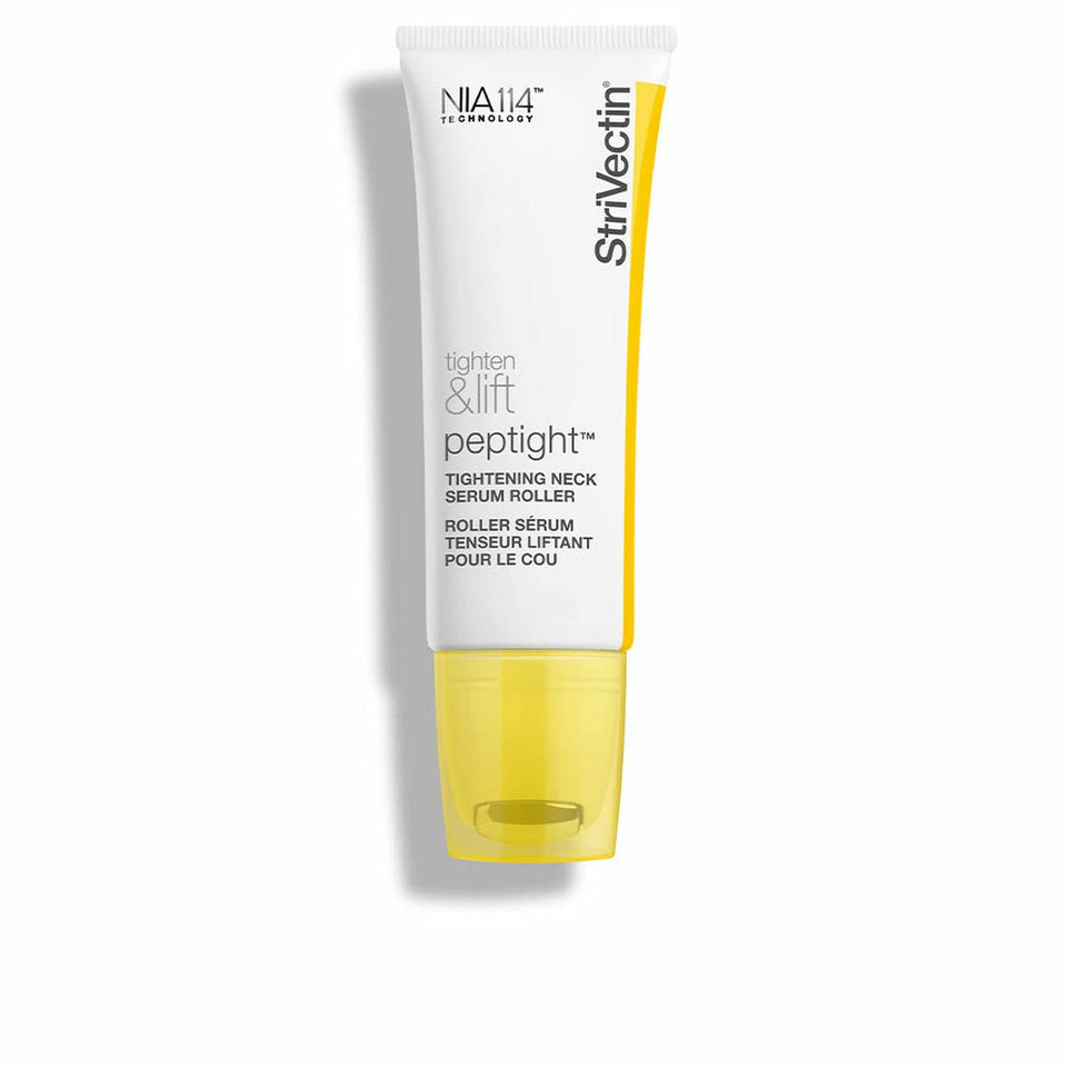 StriVectin front packaging showing Peptight roller and visible benefits