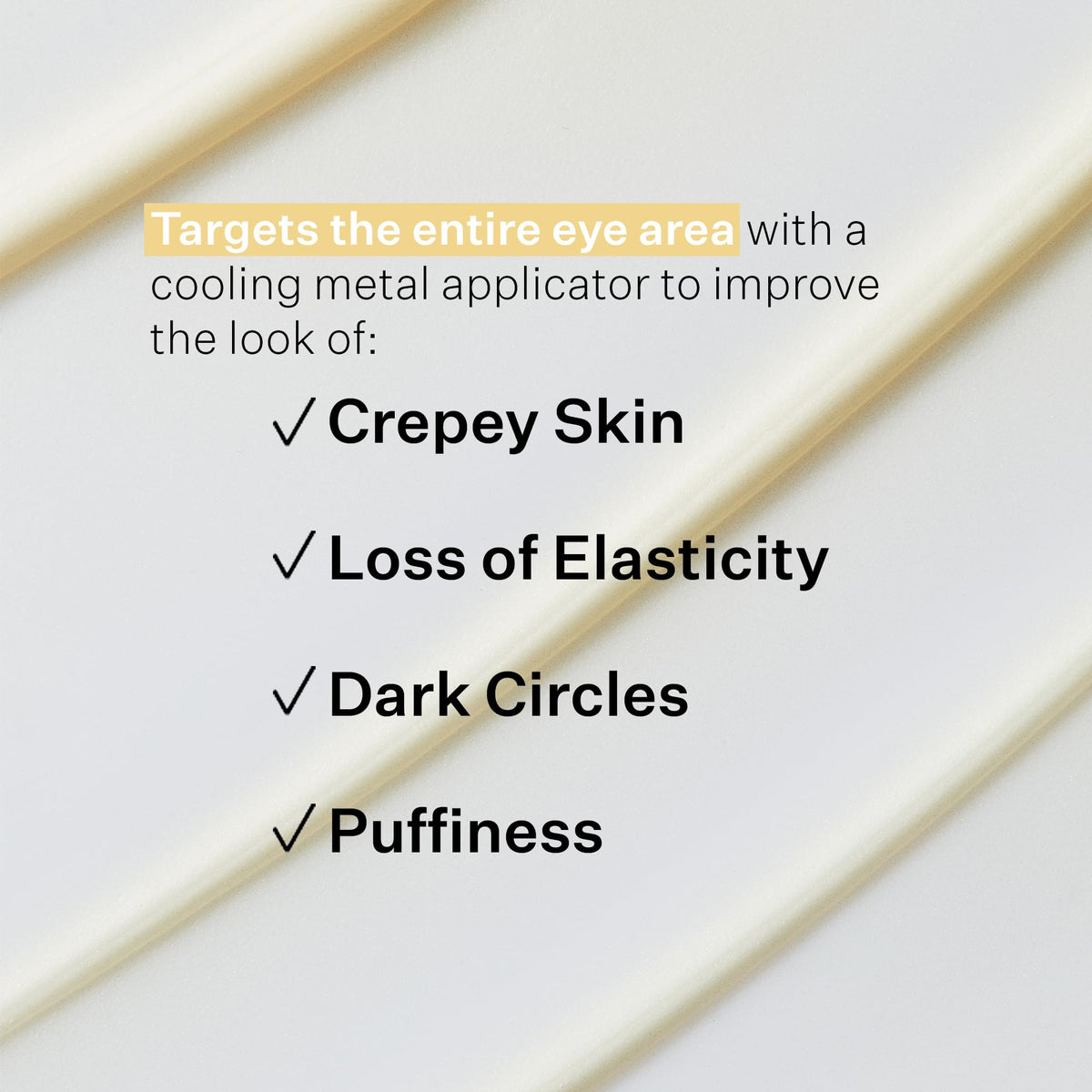 StriVectin peptides ingredient display, highlights firming and tightening benefits