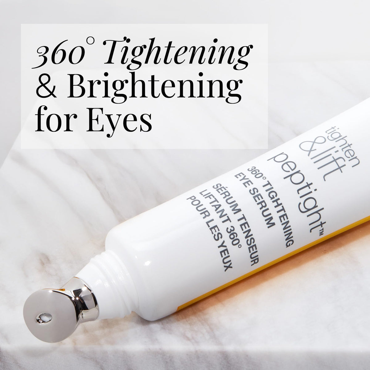 StriVectin cooling metal applicator close-up, provides soothing massage benefit