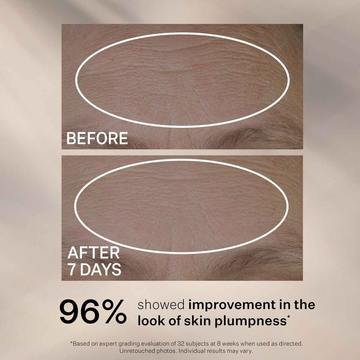 StriVectin serum being applied to hand demonstrating fast absorption and smooth finish