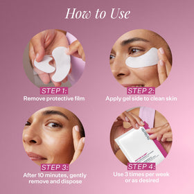 StriVectin single pair being unwrapped to show fresh, sealed treatment convenience