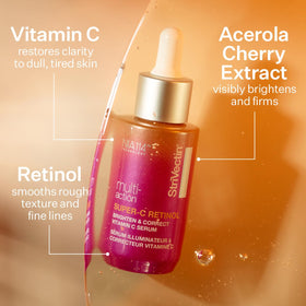 StriVectin serum texture close-up showing lightweight fast-absorbing feel