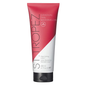 St.Tropez front packaging showing bottle and watermelon scent for buildable glow
