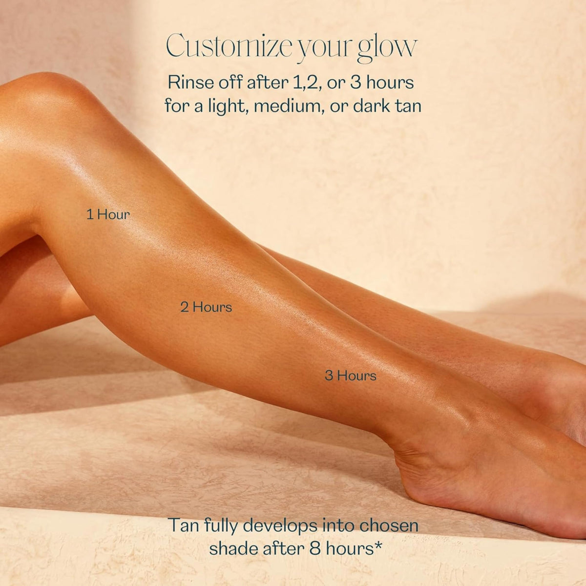 St.Tropez pump dispensing tinted mousse for controlled application