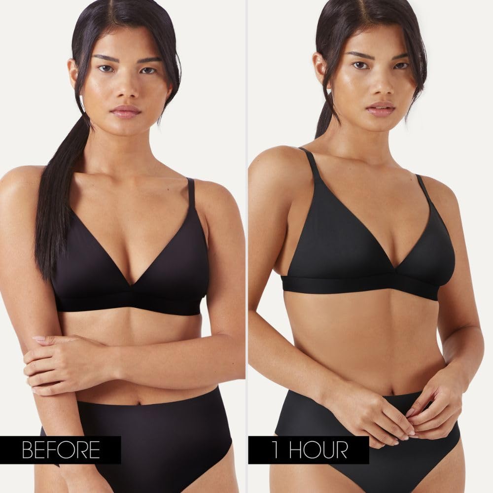 St.Tropez mousse texture close-up revealing lightweight, quick-dry formula for streak-free tan