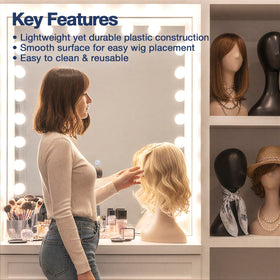 STUDIO LIMITED with hat and veil presents accessory fit and visual merchandising benefit