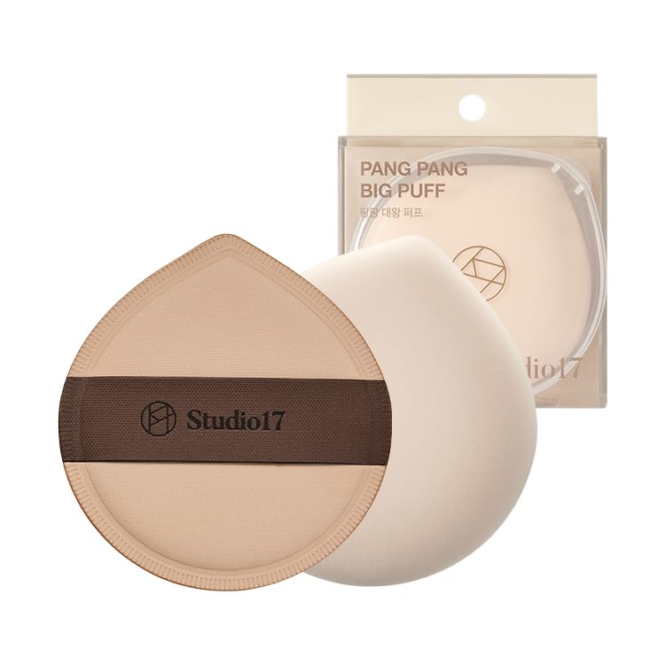 STUDIO17 puff front view showing packaging and fast coverage benefit