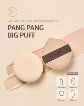 STUDIO17 puff close-up texture highlighting bouncy latex for smooth blending