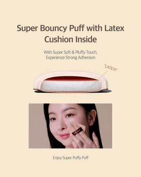 STUDIO17 puff narrow triangular tip detail for precise nose and under-eye work
