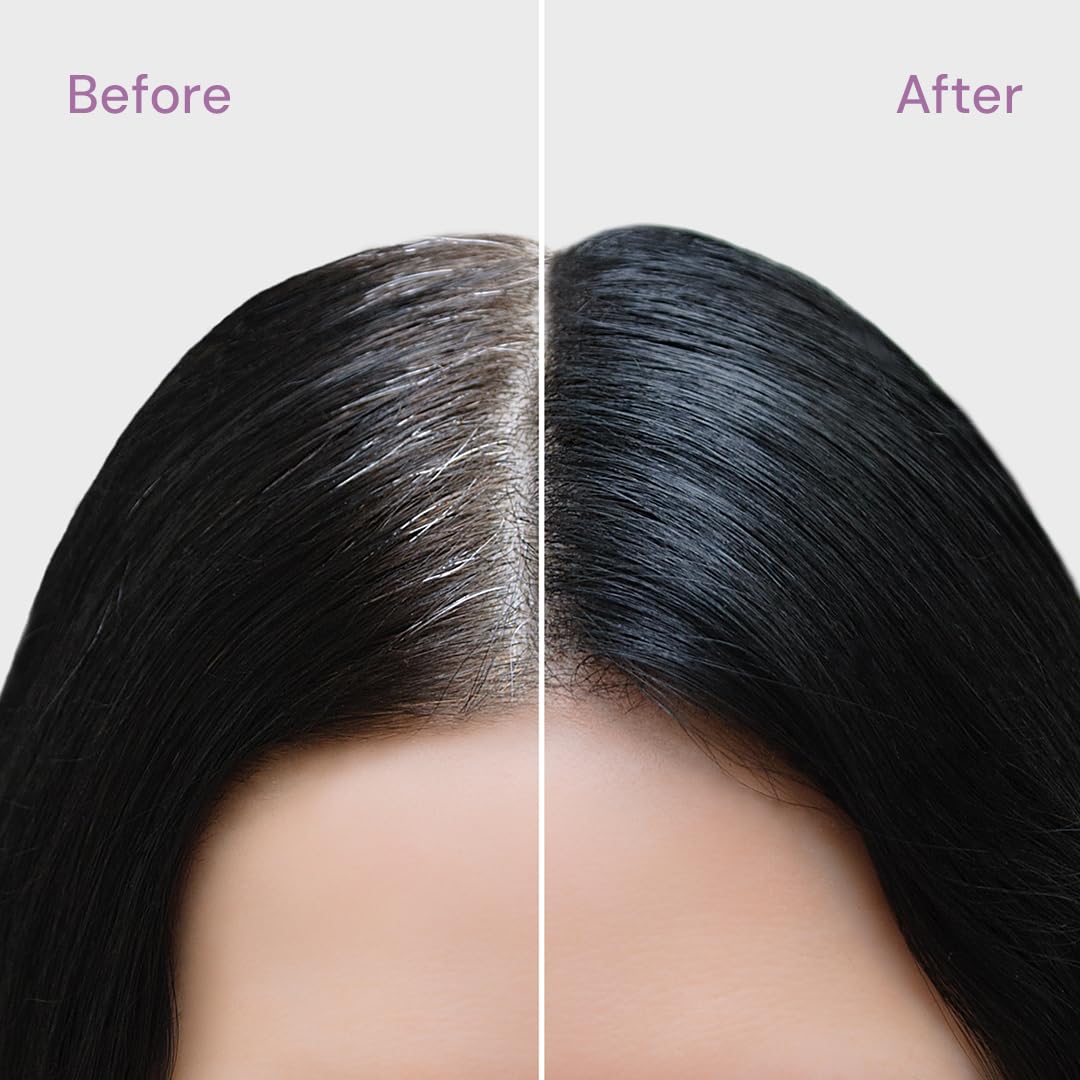STYLE EDIT before and after showing regrowth concealed for natural look