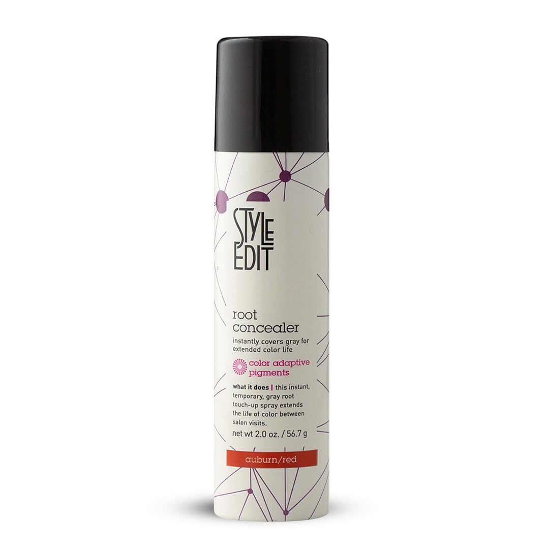 STYLE EDIT front packaging in auburn showing product benefit quick coverage