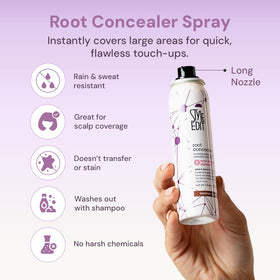 STYLE EDIT spray nozzle close-up demonstrating precise application control