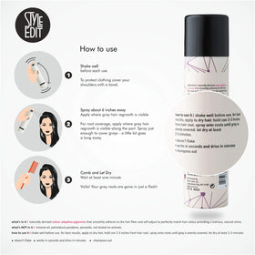 STYLE EDIT spray nozzle close-up demonstrating precise targeted application
