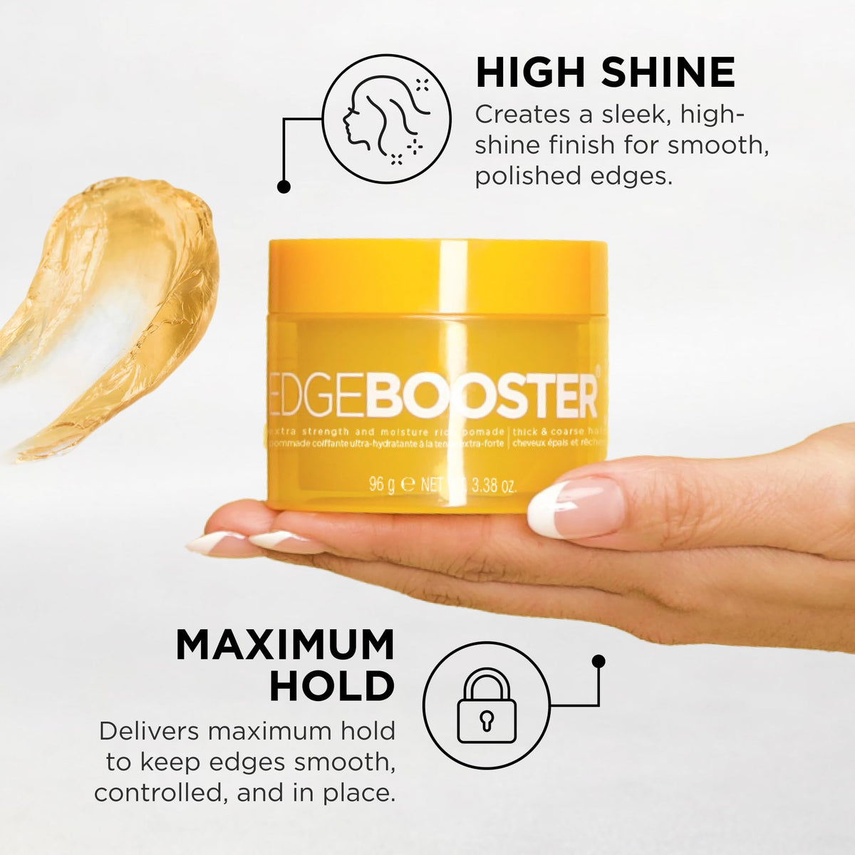 Style Factor brush smoothing edges with pomade for precise laying benefit
