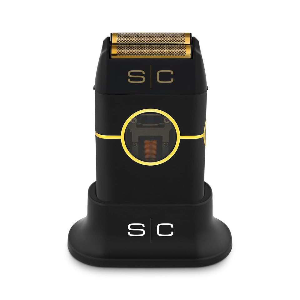 StyleCraft front view of foil shaver showing ergonomic grip and precision head benefit