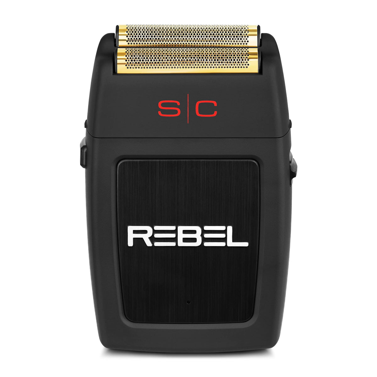 StyleCraft Rebel front view showing shaver body and double foil for precise results