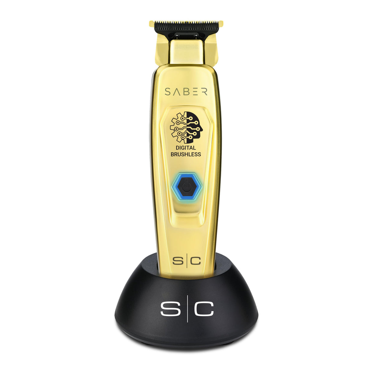 Stylecraft Saber front view gold showing sleek metal body and professional look benefit precision
