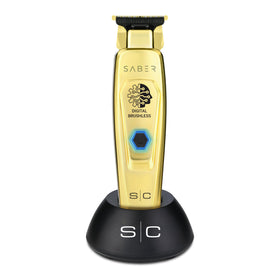 Stylecraft Saber front view gold showing sleek metal body and professional look benefit precision
