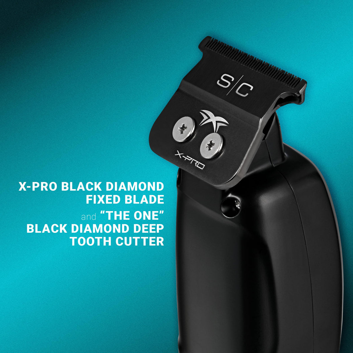 Stylecraft Saber side grip detail showing textured handle for secure handling and comfort
