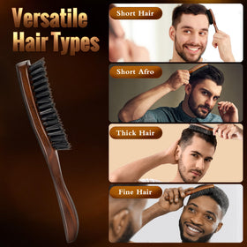 STYLEMATE beard brushing with balm for even product distribution