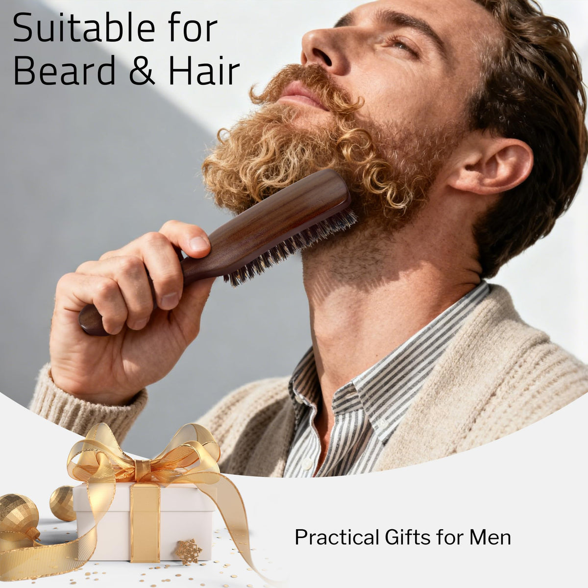 STYLEMATE compact brush beside travel kit for easy on-the-go grooming