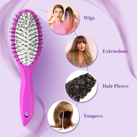 STYLEMATE close-up of loop bristles that gently detangle without pulling