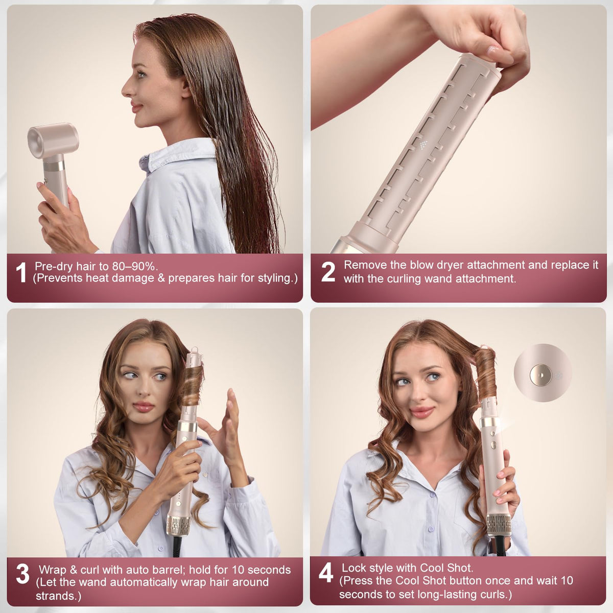 StyleVibe dryer head airflow vents focused for fast drying efficiency