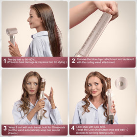StyleVibe dryer head airflow vents focused for fast drying efficiency