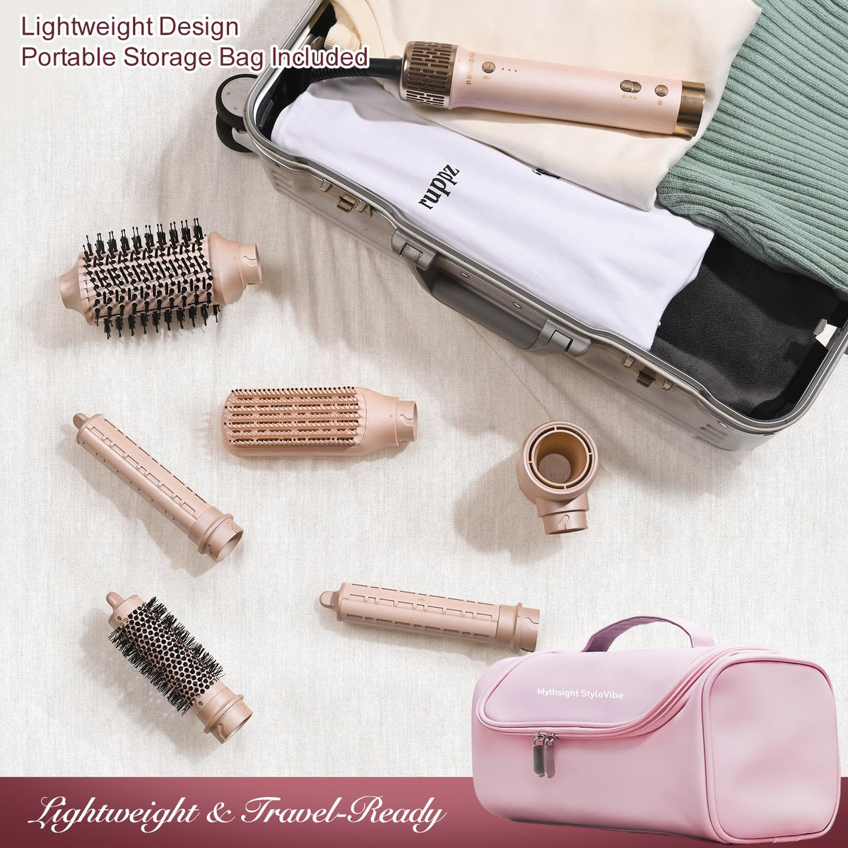 StyleVibe held in hand to show lightweight design and ergonomic control